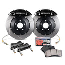 StopTech Front Big Brake Kit for the Honda CR-Z ZF1 ZF2 in Black with Zinc Coated Slotted Rotors