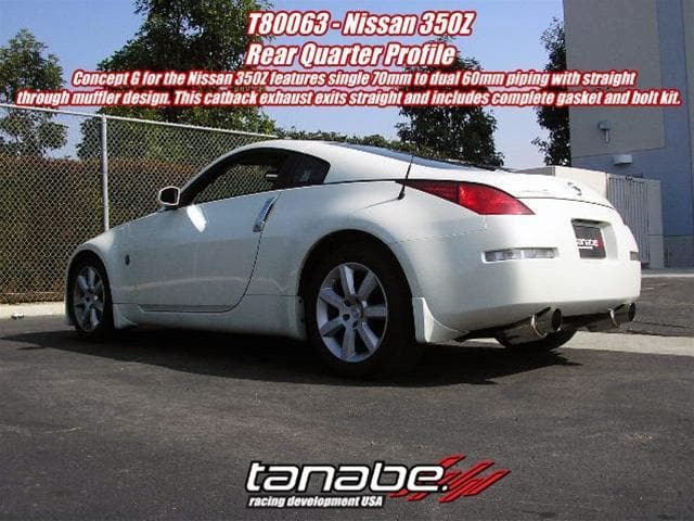 Tanabe Medalion Concept G Cat-Back 350Z 03-06 70-60mm
