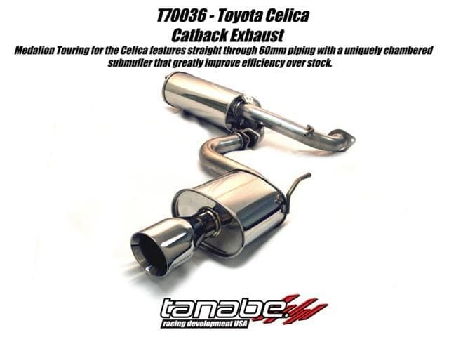 Tanabe Medalion Touring Axle-Back Celica GT/GTS 00-05 60mm