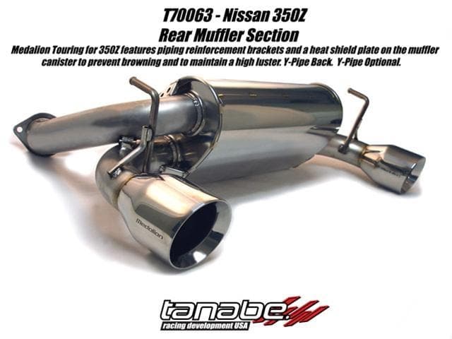 Tanabe Medalion Touring Cat-Back 350Z 03-06 70mm