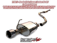 Tanabe Medalion Touring Cat-Back Civic Coupe/Sedan EX, SI 96-00 60mm