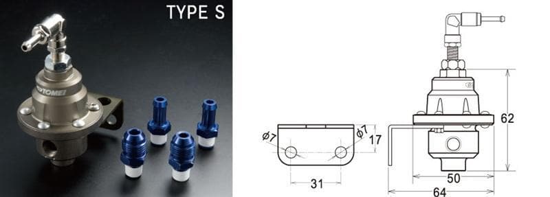 Tomei Adjustable Fuel Pressure Regulator "Type S"