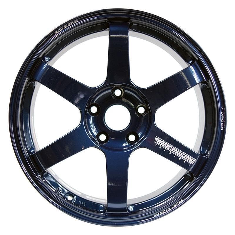 Volk Racing TE37 Saga 18x9.5 +45 5x120 Mag Blue