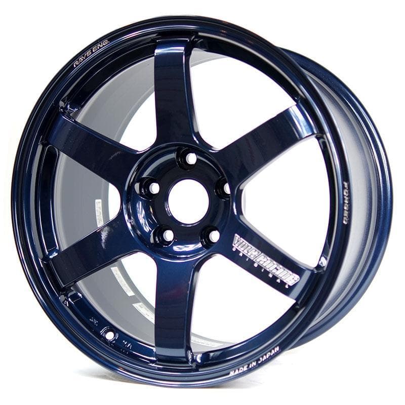 Volk Racing TE37 Saga 18x9.5 +45 5x120 Mag Blue