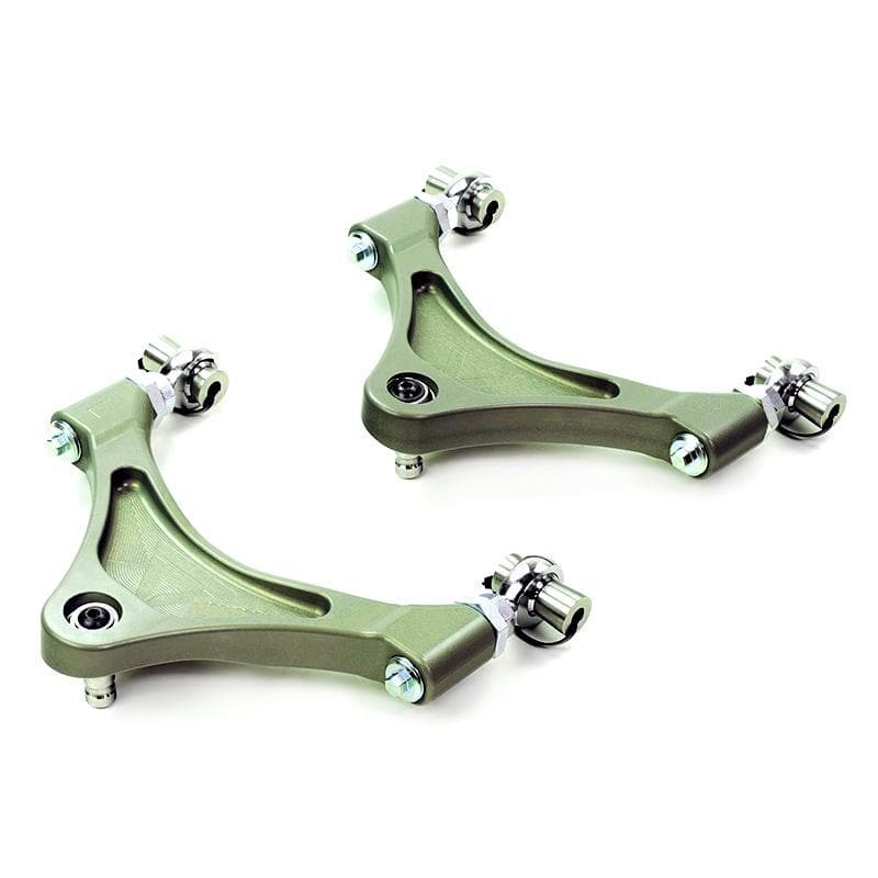 Voodoo13 Green Front Upper Camber/Caster Arms for 2009+ Nissan GT-R