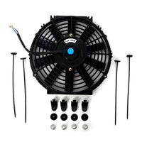 BLOX Racing Electric Slim Fan - 12 Inch 120W Straight Blade Black V2