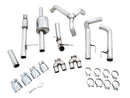 AWE Tuning 4th Gen GM 1500 5.3L 0FG Cat-Back Split Rear Exit (w/ Bumper Cutouts) - Quad Chrome Tips