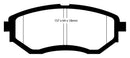 EBC Bluestuff NDX Front Brake Pads for 2005-2007 Subaru Legacy and WRX 2.5L