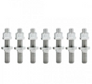 BLOX Racing SUS303 Stainless Steel Exhaust Manifold Stud Kit M8 x 1.25mm, 45mm Length - 9 Pieces