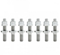 BLOX Racing SUS303 Stainless Steel Exhaust Manifold Stud Kit M8 x 1.25mm, 45mm Length - 9 Pieces