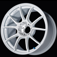 Advan RZIII 18x8.5 / +45 Offset / 5x112 BC / 66.5mm Bore / Racing White Metallic & Diamond Cut