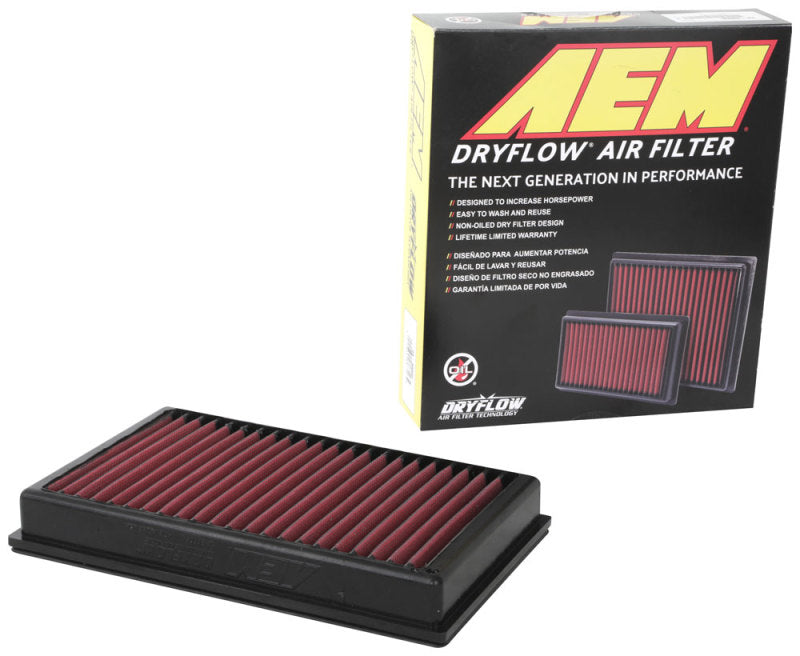 AEM Induction 28-30005 DryFlow Air Filter for 2015-2016 Audi A3 and Volkswagen Golf 1.8L