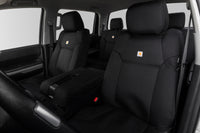 Covercraft 22-24 Toyota Tundra Carhartt Super Dux PrecisionFit Custom Front Row Seat Covers - Black