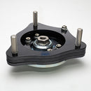 HKS HIPERMAX Touring FL5 front spacer configuration for approximately 13 mm lower ride height
