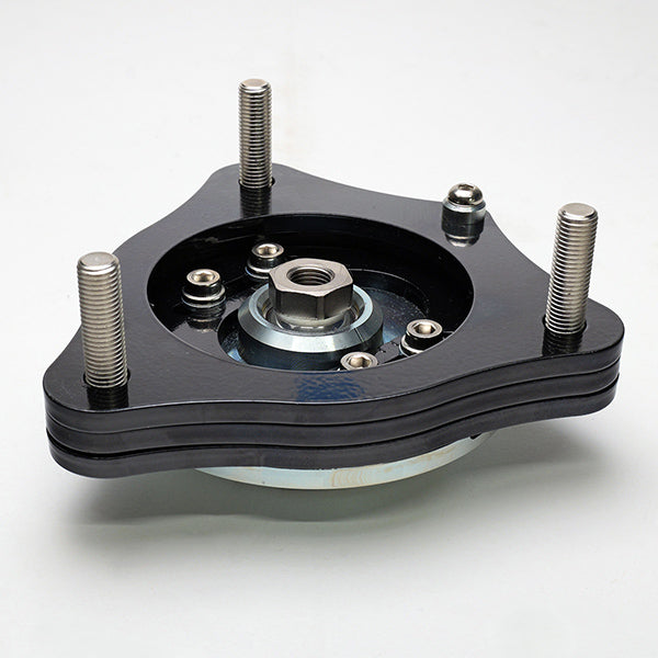 HKS HIPERMAX Touring FL5 front spacer configuration for approximately 13 mm lower ride height