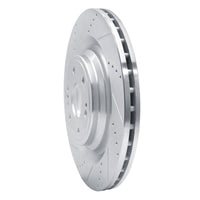 R1 Concepts Front Left Drilled & Slotted Brake Rotor for 2014-2020 Cadillac Escalade ESV