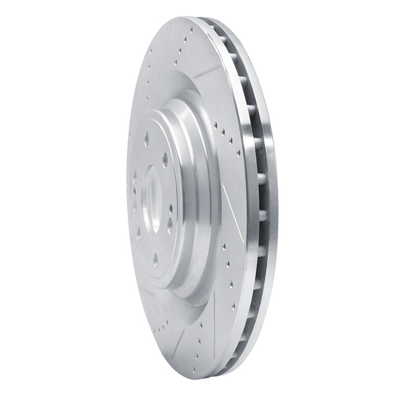 R1 Concepts Front Left Drilled & Slotted Brake Rotor for 2014-2020 Cadillac Escalade ESV
