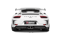 Akrapovic Slip-On Race Line Exhaust System for 2018 Porsche 911 GT3 (991.2) with Titanium Tail Pipe Set