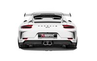 Akrapovic Slip-On Race Line Exhaust System for 2018 Porsche 911 GT3 (991.2) with Titanium Tail Pipe Set