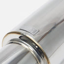 BLOX Racing 60.5mm Street Muffler with Angled Tip - Enhance Your Vehicle's Exhaust System