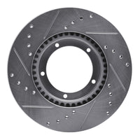 R1 Concepts 67-88 Porsche 911 Front Right Drilled & Slotted Silver Brake Rotor (Part No. RNC631-02001R)