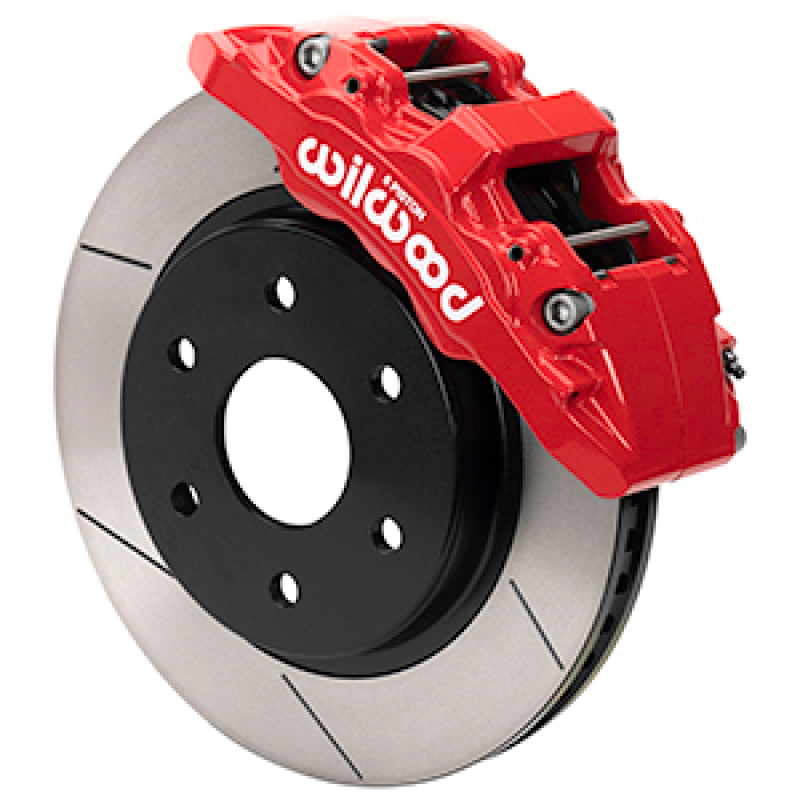 Wilwood Aero6-DM Front Brake Kit for Ford F-150 Raptor (2017-2020) – Slotted Rotors in Red