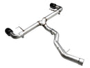 AWE Tuning 19-23 BMW 330i / 21-23 BMW 430i Base G2X Track Edition Axle-Back Exhaust - Diamond Black