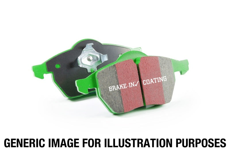 EBC 22+ WRX Greenstuff 2000 Series Sport Rear Brake Pads also fits Outback and Legacy (Part Number: ebcDP22257)