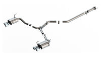 Borla S-Type Cat-Back Exhaust System for 2022-2025 Subaru WRX 2.4L Turbo AWD
