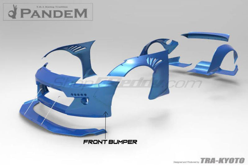 Pandem Nissan 350z (Z33) Parachoques Delantero de Cuerpo Ancho