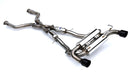 Invidia 2022+ Nissan Z 70mm Gemini Cat Back Exhaust - Single Layer Black Tip (HS22N4Z7GM1SBL)