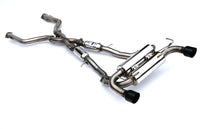 Invidia 2022+ Nissan Z 70mm Gemini Cat Back Exhaust - Single Layer Black Tip (HS22N4Z7GM1SBL)