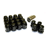 Project Kics 16 LUGS + 4 LOCKS Black Bullock And Nut Set - 12X1.25 (W653B19)