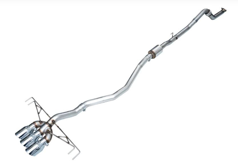 AWE Tuning 2023 Honda Civic Type R FL5 Track Edition Exhaust w/ Triple Chrome Silver Tips (3020-52287)