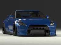 Pandem 09+ Nissan GT-R R35 Pandem Front Lip Dry Carbon (17020604)