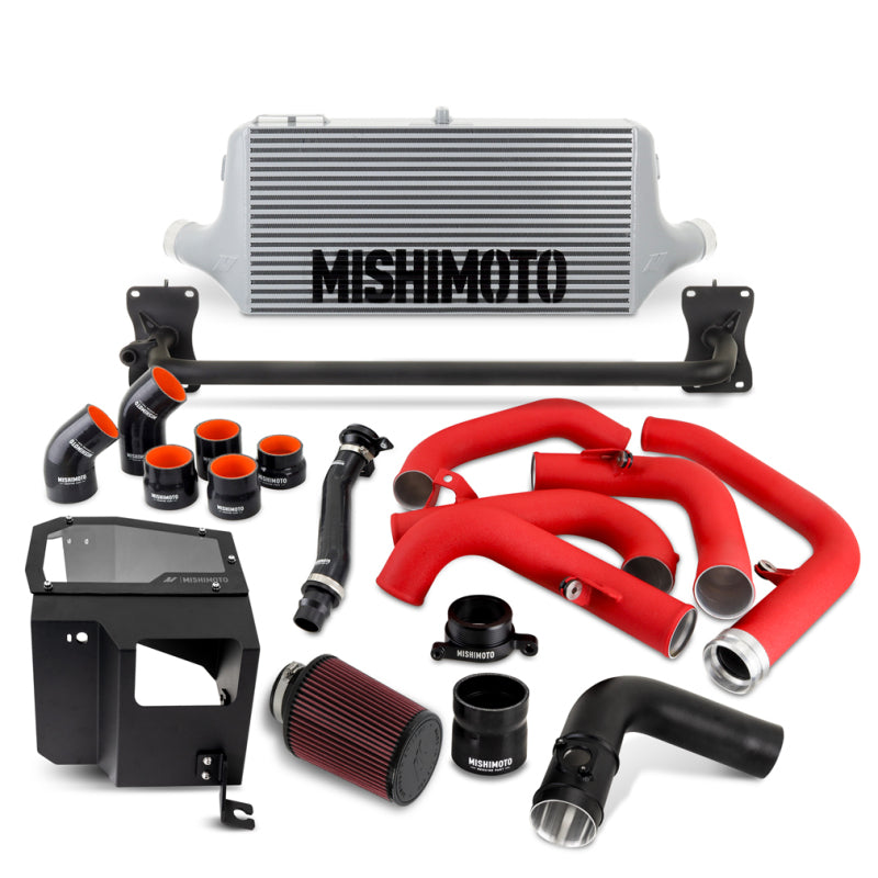 Mishimoto 2022+ Subaru WRX Front Mount Intercooler Kit with Intake - Part #misMMINT-WRX-22AISLRD