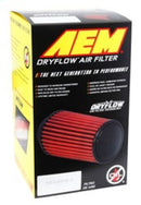 AEM Induction 3-Inch Short Neck 8-Inch Air Filter Part Number AEM21-2038DK