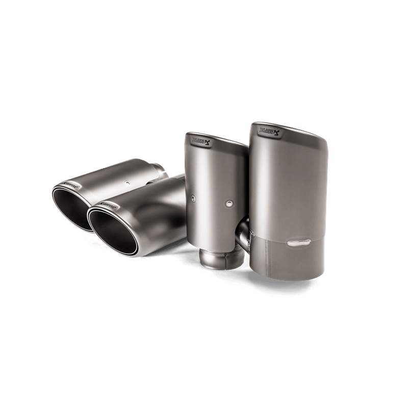 Akrapovic Titanium Tail Pipe Set for 2018-2020 Porsche Cayenne V6 | Part AKRTP-T/S/23