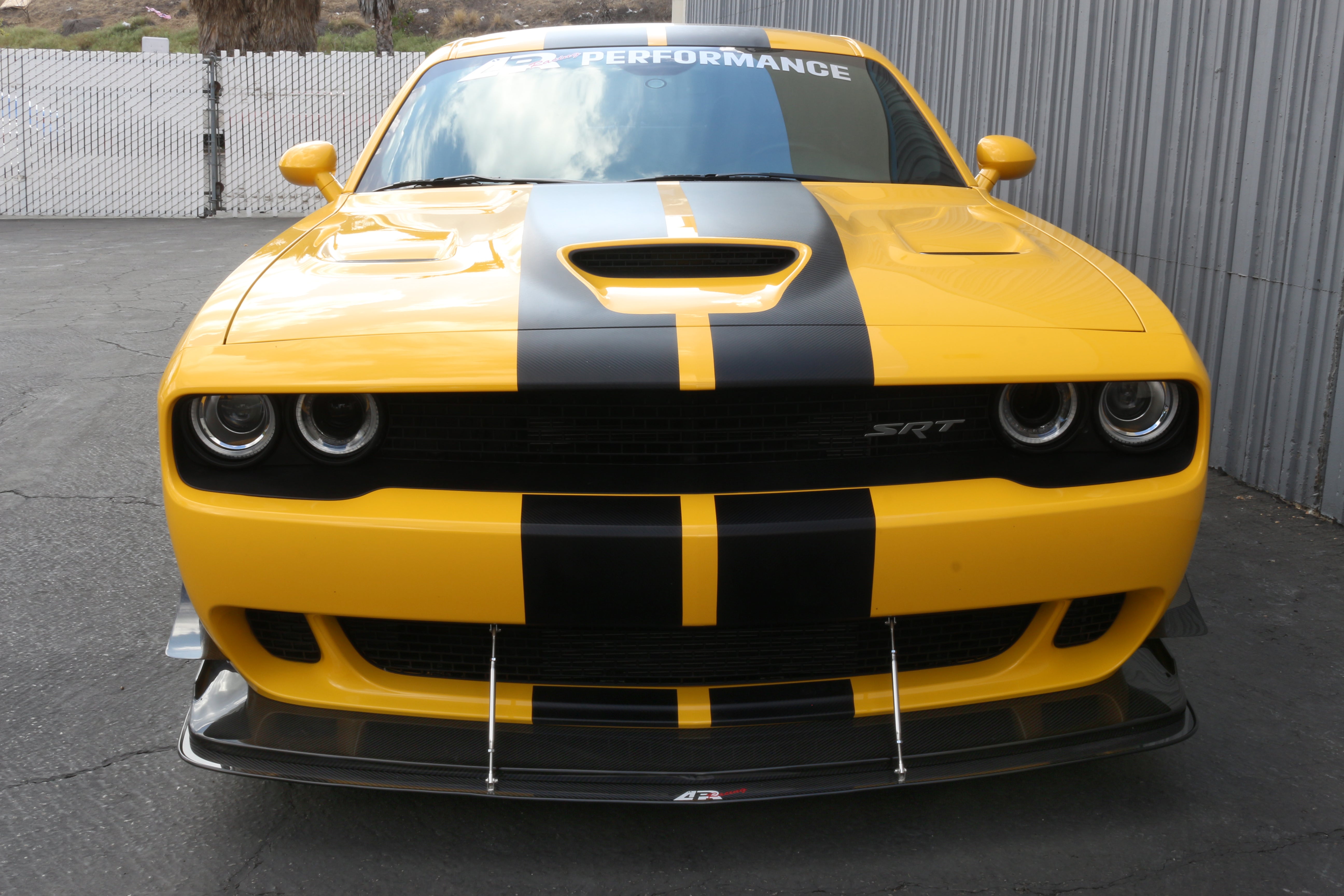 2015-2019 Dodge Challenger Hellcat Lip Spoiler w/Real Carbon Fiber 2015-2019 Dodge Challenger Hellcat Lip Spoiler w/Real Carbon Fiber