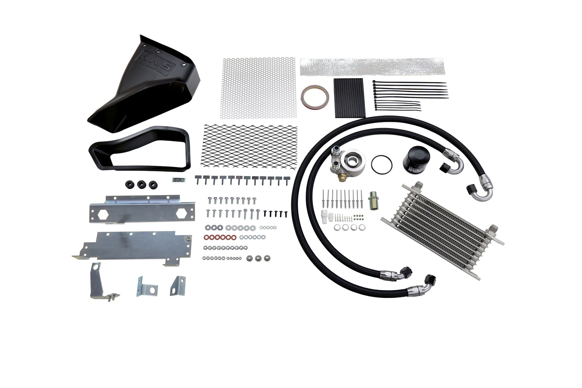 HKS 2023+ Honda Civic Type R FL5 Black S Type Oil Cooler Kit | 15004-AH105