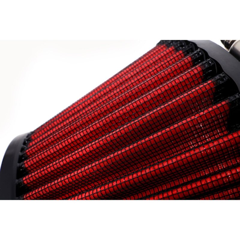 BLOX Racing Shorty Performance 5-inch Air Filter with 3.5-inch Velocity Stack and Coupler Kit - Black
