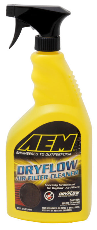 AEM Induction 32oz Synthetic Air Filter Cleaner – Effective for Dryflow and Synthetic Filters
