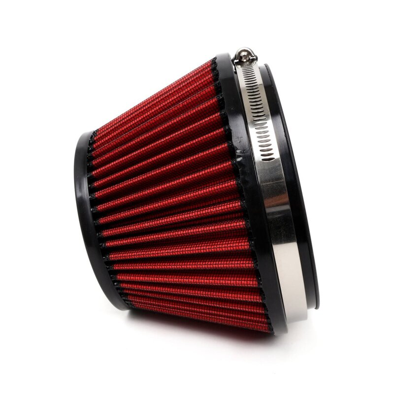 BLOX Racing Shorty Performance 5-inch Air Filter with 3.5-inch Velocity Stack and Coupler Kit - Black