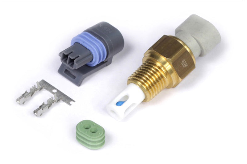 Haltech Nissan Z32 300ZX Air Temp Sensor 1/4 NPT Thread (Incl Delphi Plug & Pins) (HT-010204)