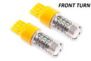 Diode Dynamics 7443 HP48 LED Turn Signal Bulb - Amber, Pack of Two for Volkswagen Vehicles