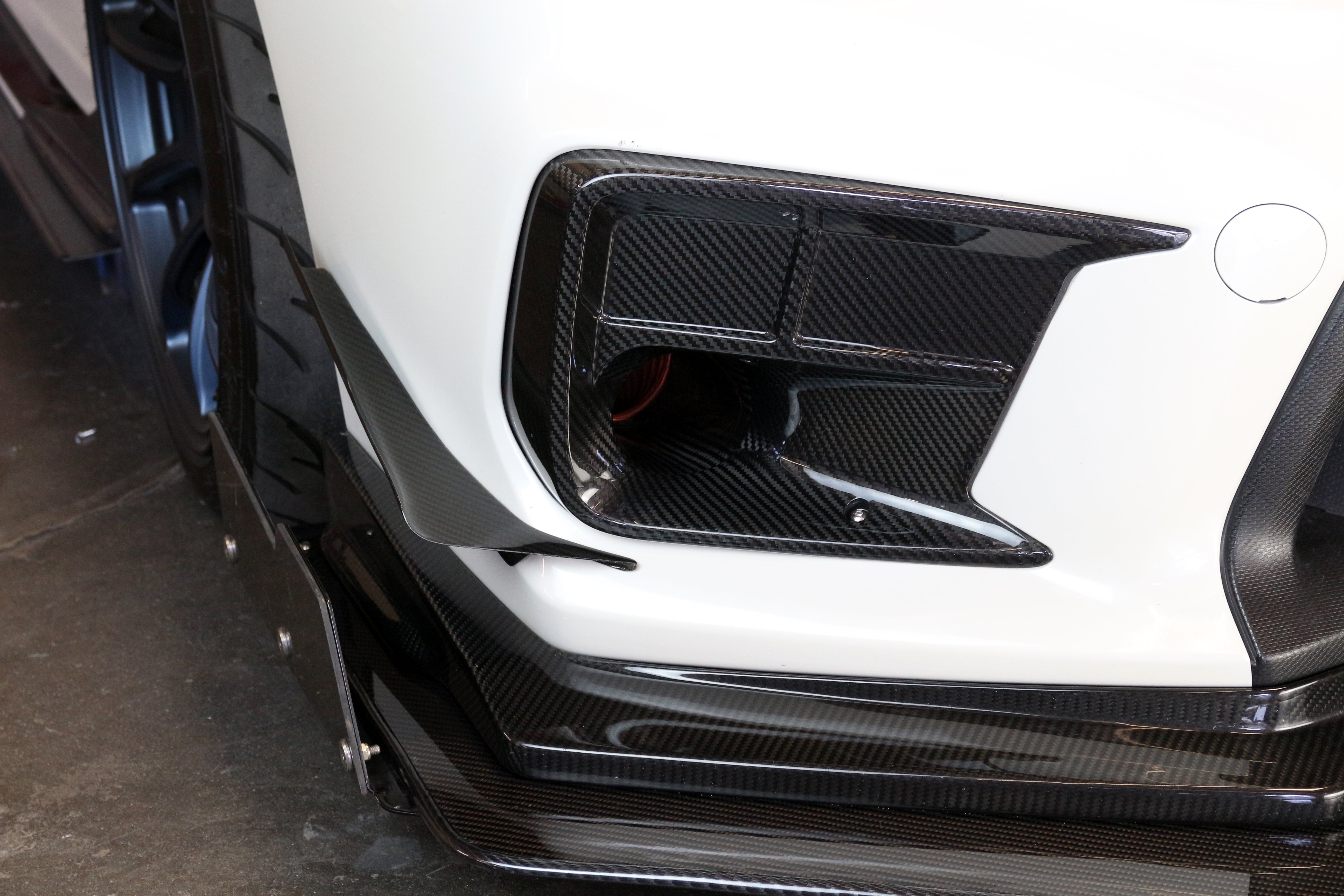 APR Peformance  Subaru WRX STI Carbon Fiber Front Bumper Bottom Canards 2018-2021