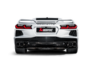 Akrapovic Titanium Slip-On Line Exhaust for 2020 Chevrolet Corvette Stingray (C8) – Part AKR S-CO/TI/4