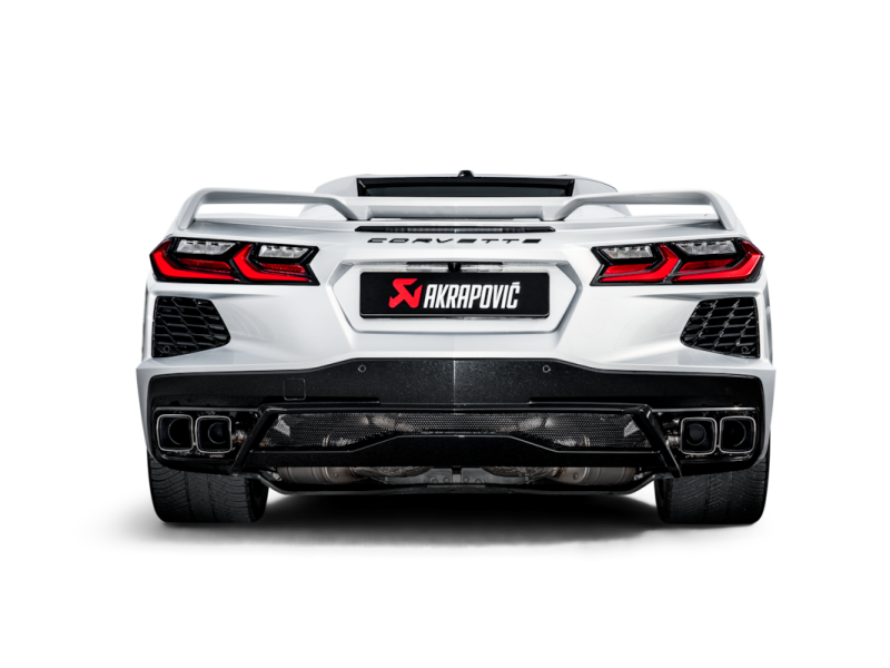 Akrapovic Titanium Slip-On Line Exhaust for 2020 Chevrolet Corvette Stingray (C8) – Part AKR S-CO/TI/4