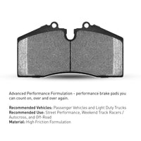 R1 1996-2015 Acura EL Front R1 Performance Sport Pads & Hardware Kit
