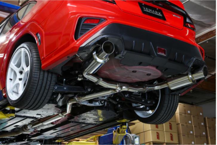 REMARK 2022+ Subaru WRX (VB) Catback Exhaust - Dual R1 Spec Stainless (Resonated) (RK-C2076S-03C)